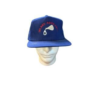 Snapback hat Inland Aqua royal blue baseball dad hat aquarium store
